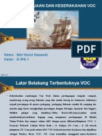 Kemaharajaan Dan Keserakahan Voc Sitri