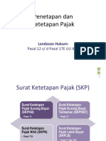 Pembayaran Dan Ketetapan Pajak