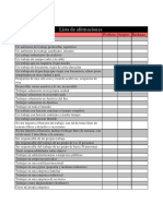 Lista de preferencias laborales