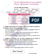 Formas Simples y Compuestas de Los Verbos - Soluciones