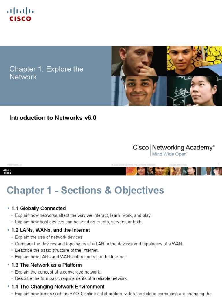 Chapter 1: Explore The Network: Introduction To Networks v6.0 | PDF ...