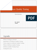 Software Quality Testing Introduction