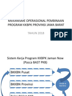 Mekanisme Operasional Pembinaan Program KKBPK Provinsi Jawa Barat