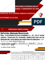 Derivada Direccional y Vector Gradiente, Planos Tangentes y Rectas Normal