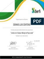 Juntos en El Campo SERFI - Papa Costa-5 Certificado Dennis