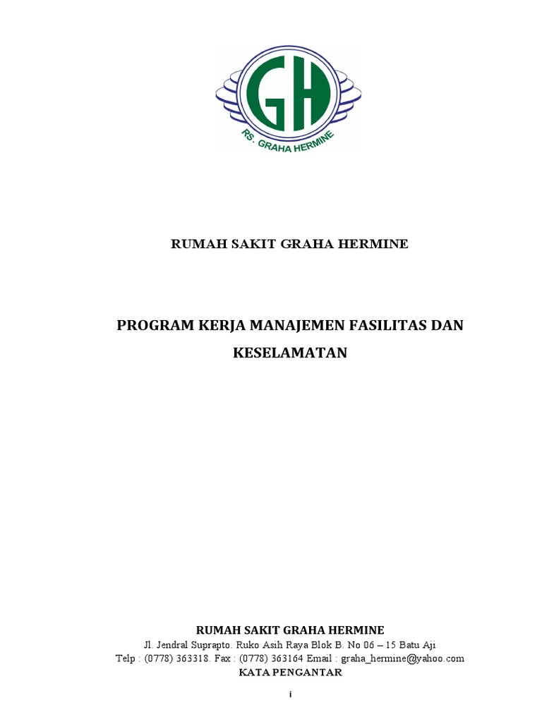 Program Kerja Keselamatan RS Graha Hermine | PDF | Bisnis ...