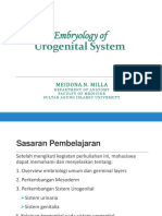 Embryology of Urogenital System 2018