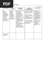 Nursing Care Plan - Before Conception: Assessment Nsg. Diagnosis Outcomes/ Planning Evaluation