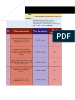 Excel - Selección de Artículos