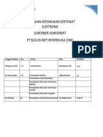 Perjanjian Kepemilikan Sertifikat Elektronik 2.0