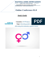 Study Guide - UN Women - International MUN Online Conference 81.0