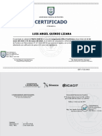 Certificado de Computación - Luis Angel Guinde Lizana