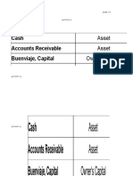 Cash Accounts Receivable Buenviaje, Capital: Asset Asset Owner's Capital