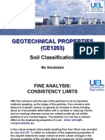 Geotechnical Properties (CE1203)