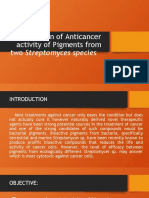 A Comparison of Anticancer Effectivity of Pigments From