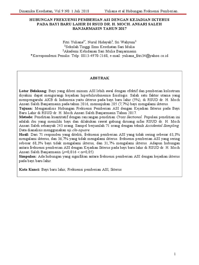 THE RELATIONSHIP BETWEEN BREASTFEEDING FREQUENCY AND INCIDENCE OF