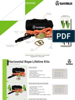 SAFEWAZE 2 Person Rope Horizontal Lifeline Info Pack Small