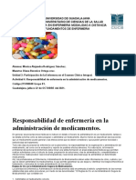 ACT - 4 Responsabilidad de Enfermería en La Administración de Medicamentos.