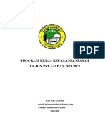 Program Kerja Kepala Madrasah