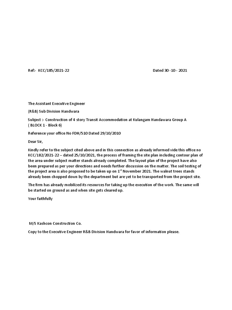 Kashcon Construction Project Updates | PDF | Technology & Engineering