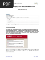 Global Supply Chain Management Simulation