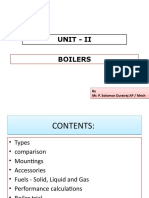 Unit - Ii Boilers: by Mr. P. Solomon Durairaj AP / Mech by Mr. P. Solomon Durairaj AP / Mech