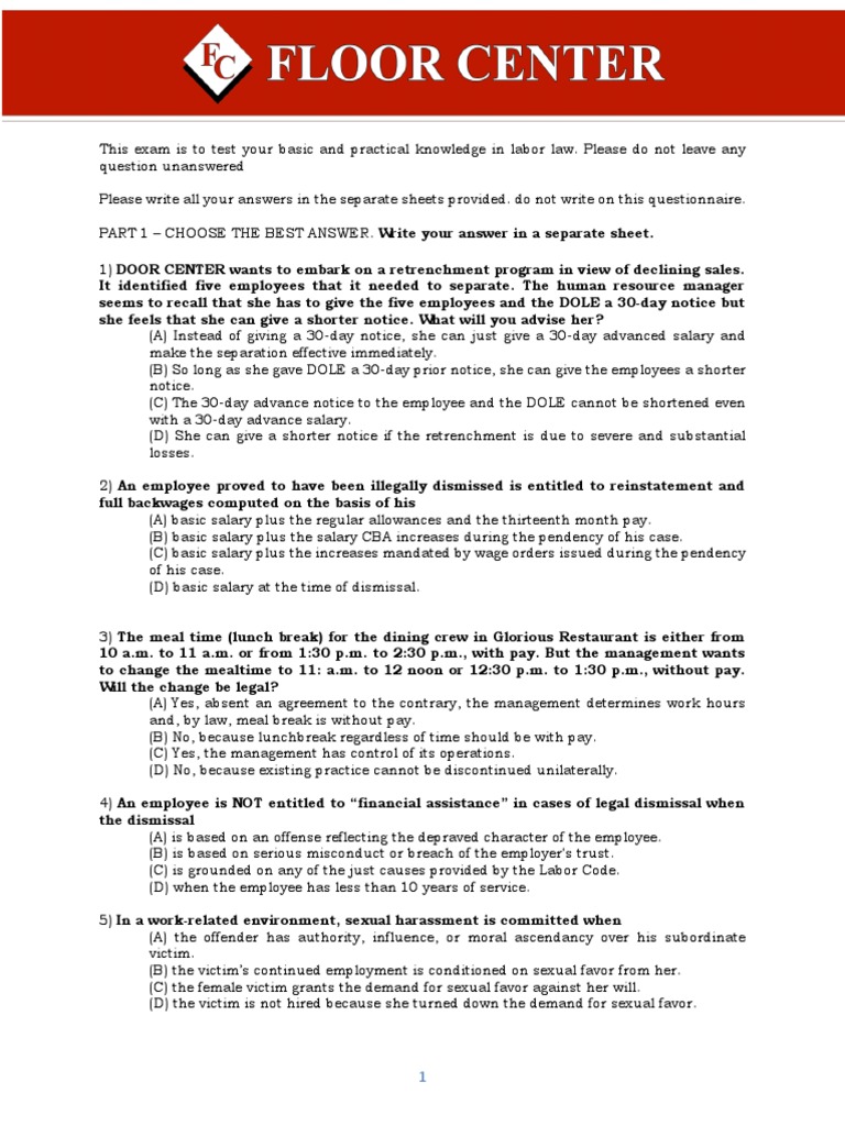 Er Questionaire | PDF | Overtime | Employment