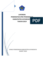 Laporan Penerapan SPM Dinas Pendidikan Tahun 2019