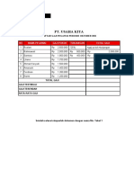 Kumpulan Soal Praktik Microsoft Excel