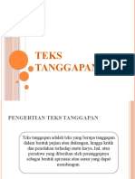 Teks Tanggapan