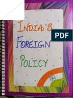 India's Foreign policy- political science file