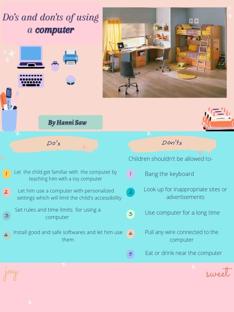 Do's and Don'ts of Using A Computer | PDF