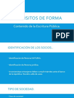 Requsitos de Forma