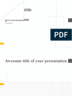 Awesome Title of Your Presentation: Add Description