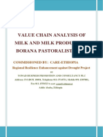 Value Chain Analysis of Milk and Milk Products