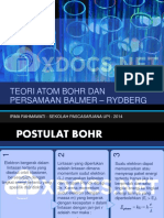 Penurunan Persamaan Rydberg Dari Postulat Bohr