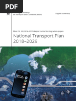 National Transport Plan 2018-2029: English Summary Norwegian Ministry of Transport and Communications