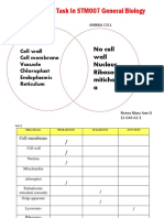 2 Learning Task in STM007 General Biology: No Cell Wall Nucleus Ribosomes Mitichondri A