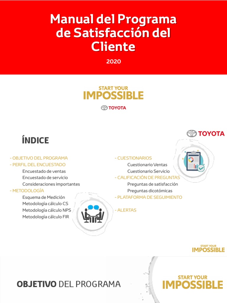 Manual Del Programa de Satisfacción Del Cliente | PDF | Cuestionario ...