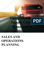 Sales and Operations Planning