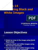 Photoshop Lesson 14 - Coloring Black and White Images