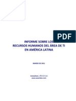 Recursos Humanos Del Área de TI en América Latina