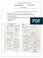 Quizzes-Solution: Calculate and Plot The Output Waveform If The Lower 3-dB Frequency Is 0.3 HZ