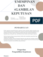 Kepemimpinan Dan Pengambilan Keputusan