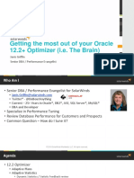 Getting The Most Out of Your Oracle 12.2+ Optimizer (I.e. The Brain)