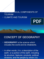 Strabo Geographical Components of Tourism Climate and Tourism