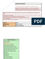 BAJA teams design specification sheet