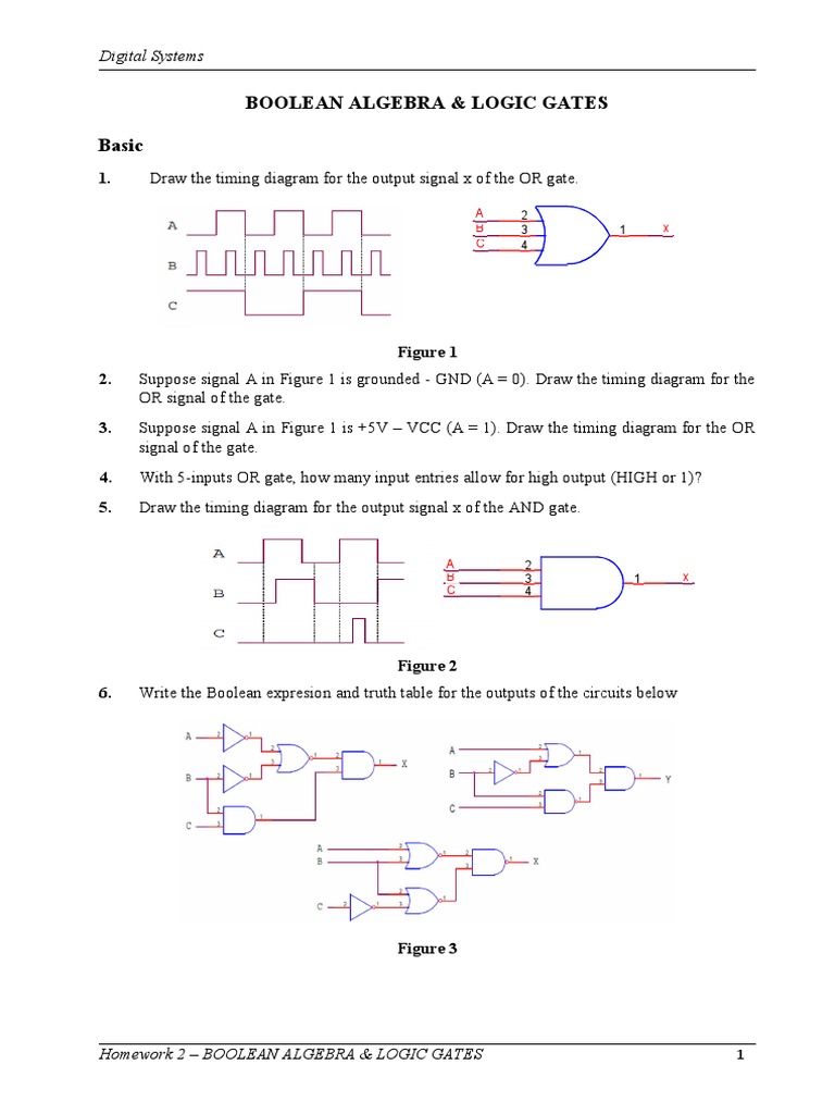 Boolean Logic and Timing Diagrams: A Comprehensive Study of Logic Gates ...
