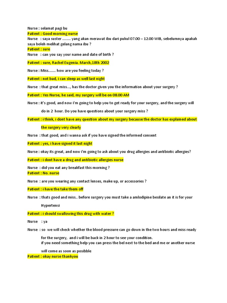 Dialog Inggris Week 10 | PDF
