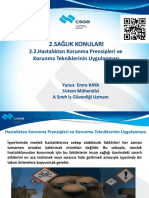 2.2. Hastalıktan Korunma Prensipleri Ve Korunma Tekniklerinin Uygulanması